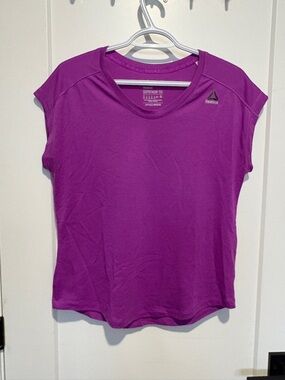 Reebok Women’s Bright Purple Short Sleeve Athletic Tee